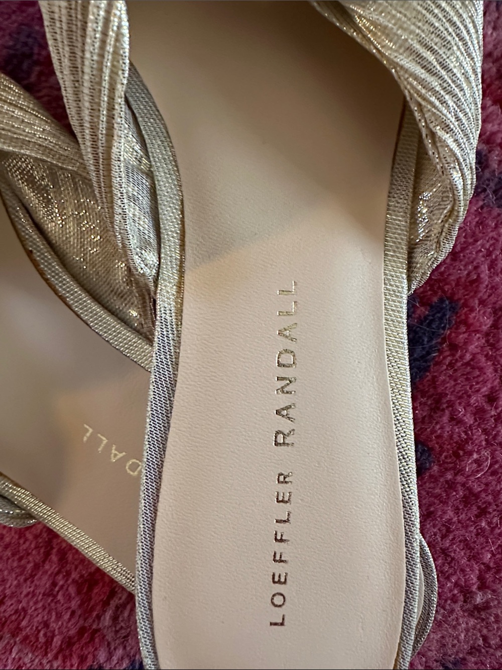 Loeffler Randall Daphne Bow Sandals size 8 - Picture 3 of 4